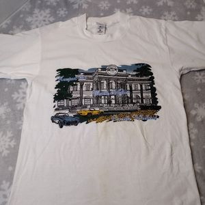 Vintage Corvette Shirt Size M Newport "98 Marble And Glass Corvette weekend. No